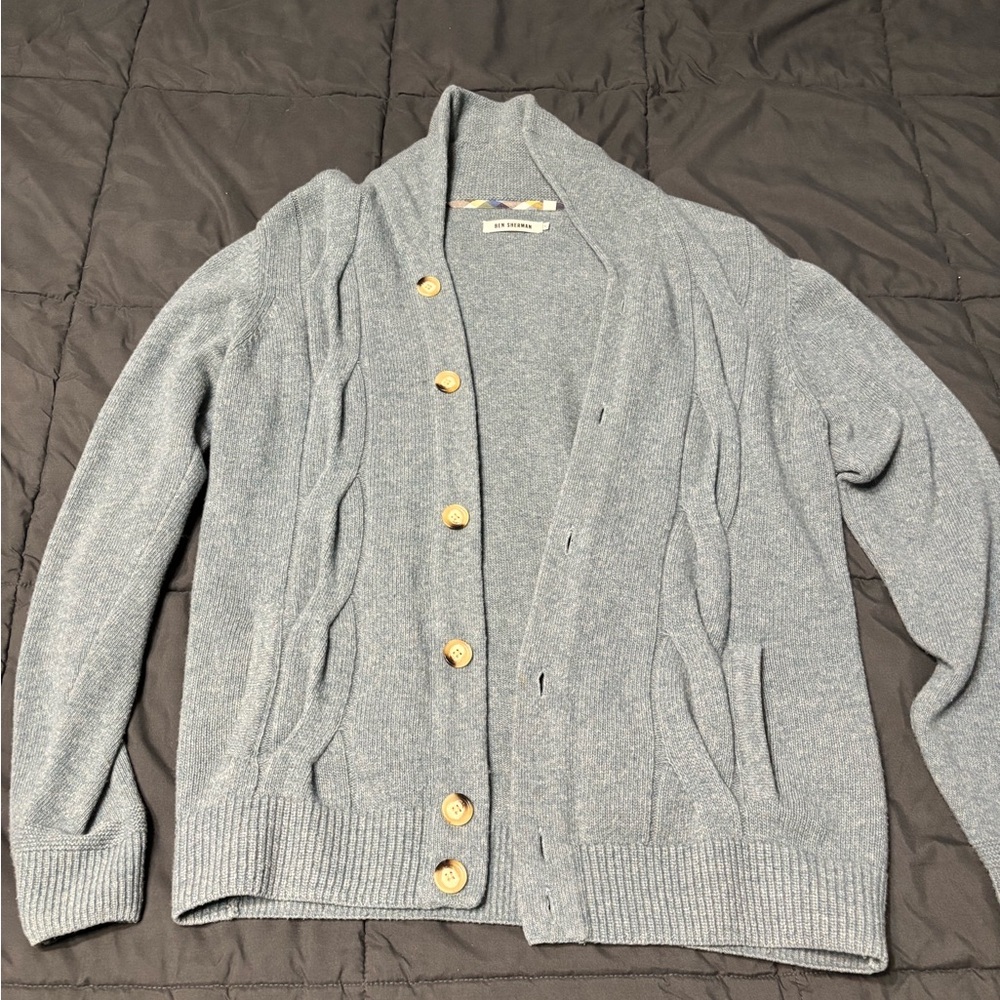 Ben Sherman Lambswool Shawled Cardigan